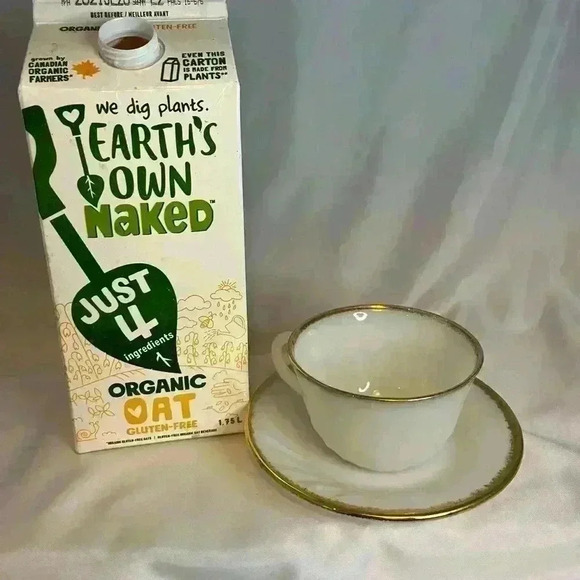 Fire King tea cup and  saucer set - Picture 2 of 6